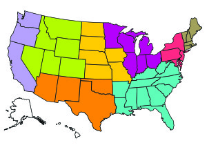 USA-states-map-outlines
