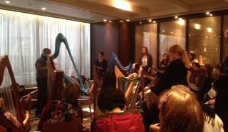 Report from the World Harp Congress, Sydney Alfredo Rolando Ortiz leads a class at the World Harp Congress, Sydney