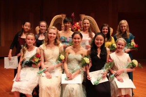 Standing: Audrey Zhang, Alethea Grant, Noel Wan, Sarah Close, Caroline Richards, Johanna Hein; seated: Emma DeMille, Hannah Cope, Katherine Siochi, Elizabeth Yeoh-Wang, Monet Wilson