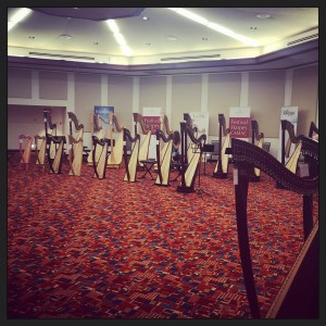 Princeton Harp Festival Exhibit Room