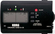 Electronic tuners like the one above take an average of the sound waves it “hears” and gives you a readout based on that average.