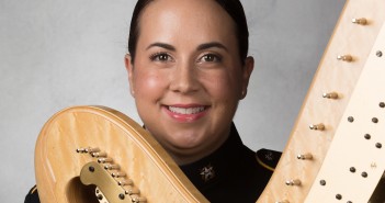 Q and A with Nadia Pessoa Staff Sergeant Nadia Pessoa is harpist with the United States Army Band. (photo: Victoria Chamberlin)
