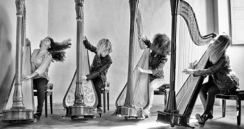 Harpists with their hair down