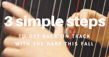 Back to school, back to the harp